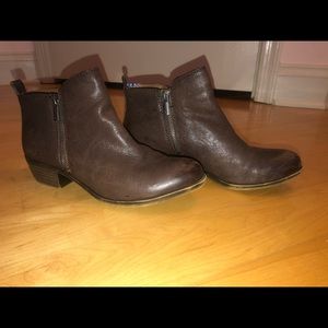 Lucky Brand Brown Leather Boots